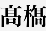 タカハシはこうやって書きます