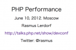 PHP Performance