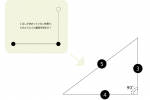 3:4:5にすると直角になる